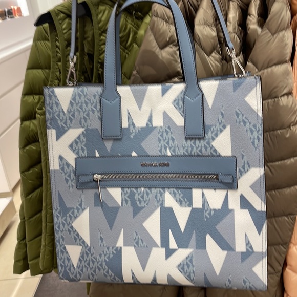 Michael Kors Kenly Large NS Tote Chambray Multi - Picture 8 of 16